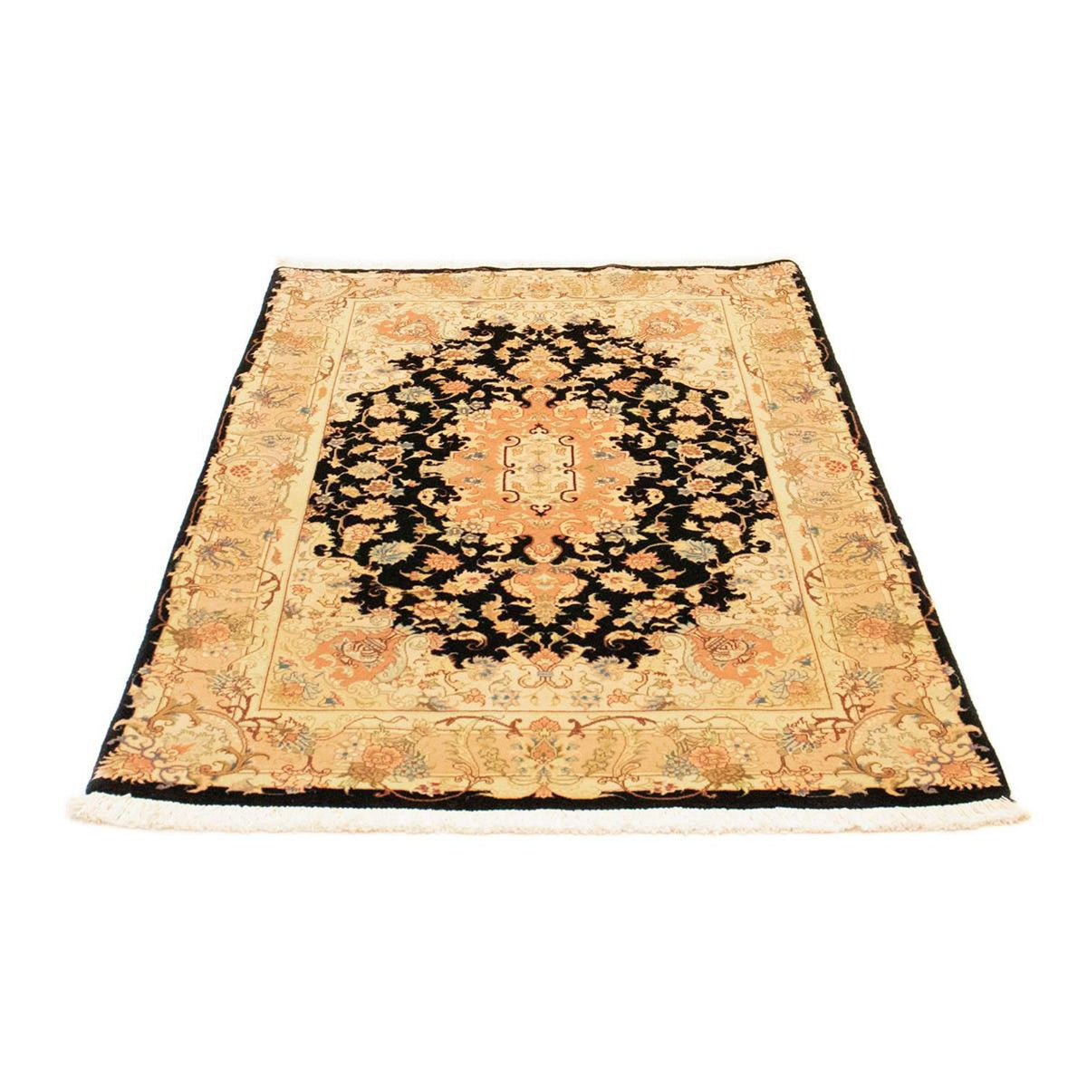 Persisk tæppe - Tabriz - Royal - 156 x 98 cm - sort
