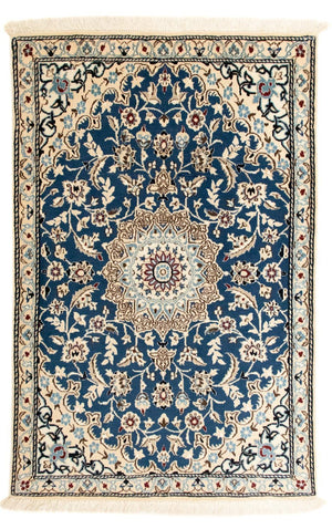 Persisk tæppe - Nain - Royal - 133 x 85 cm - blå