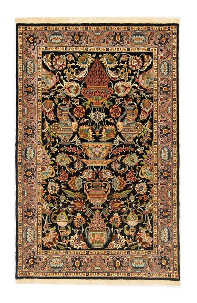 Qom Tæppe 102x156cm - Persisk tæppe