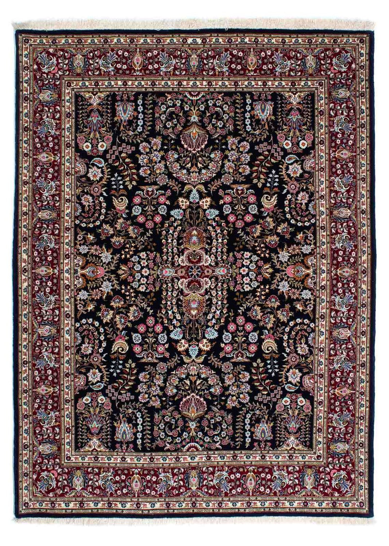 Persisk tæppe - Ghom - 193 x 141 cm - mørkeblå