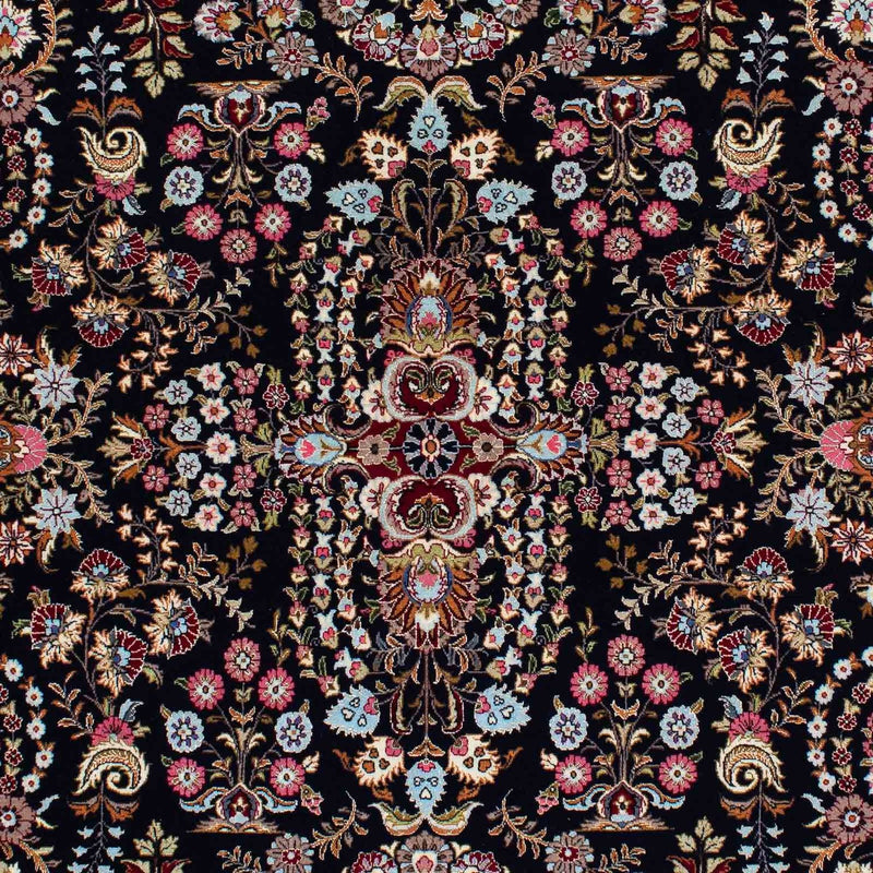 Persisk tæppe - Ghom - 193 x 141 cm - mørkeblå