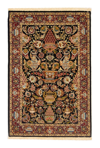 Qom Tæppe 101x149cm - Persisk tæppe