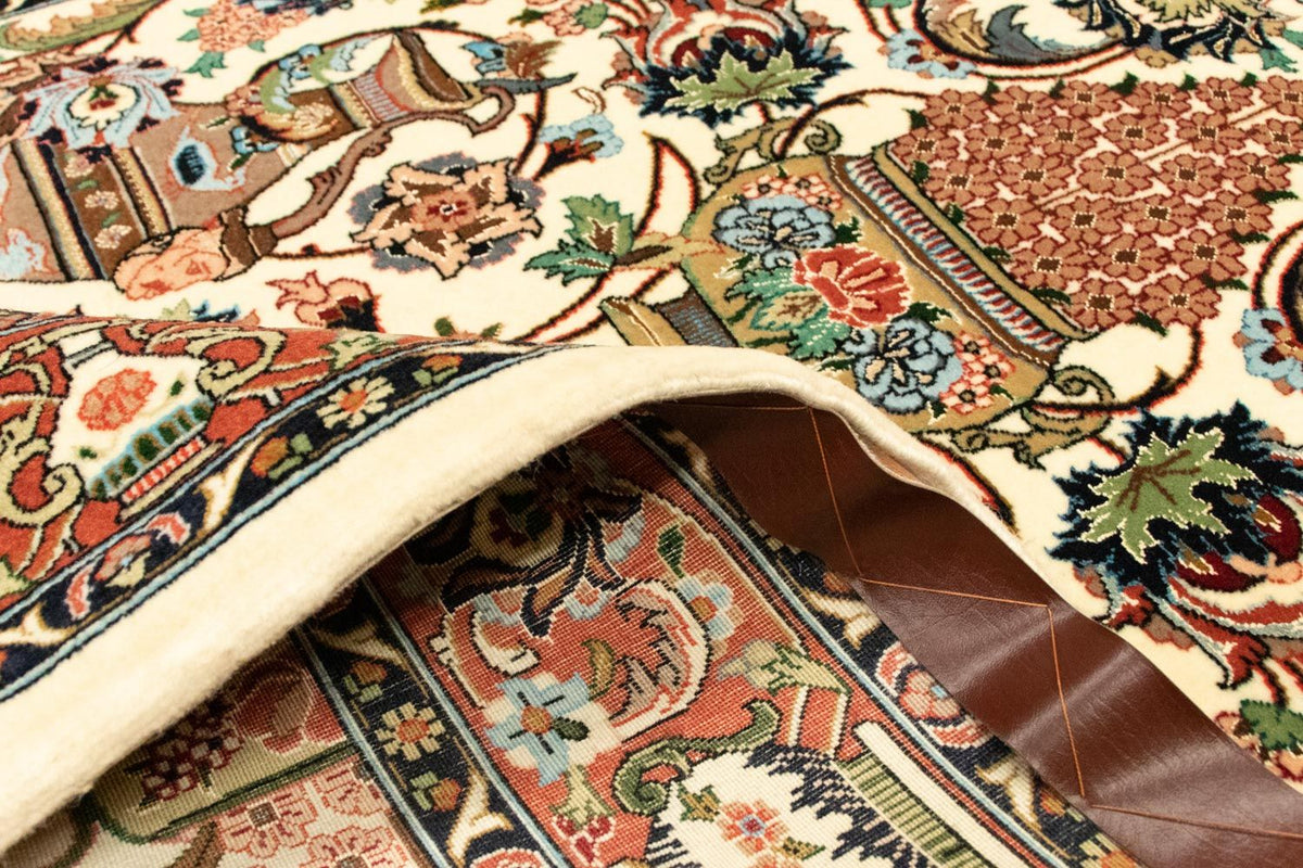 Persisk tæppe - Ghom - 160 x 102 cm - beige