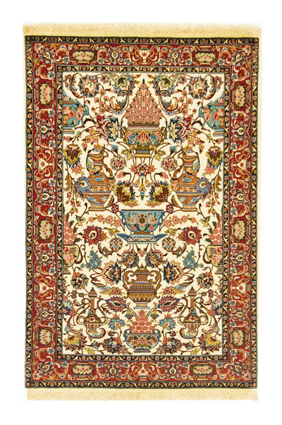 Qom Tæppe 101x152cm - Persisk tæppe
