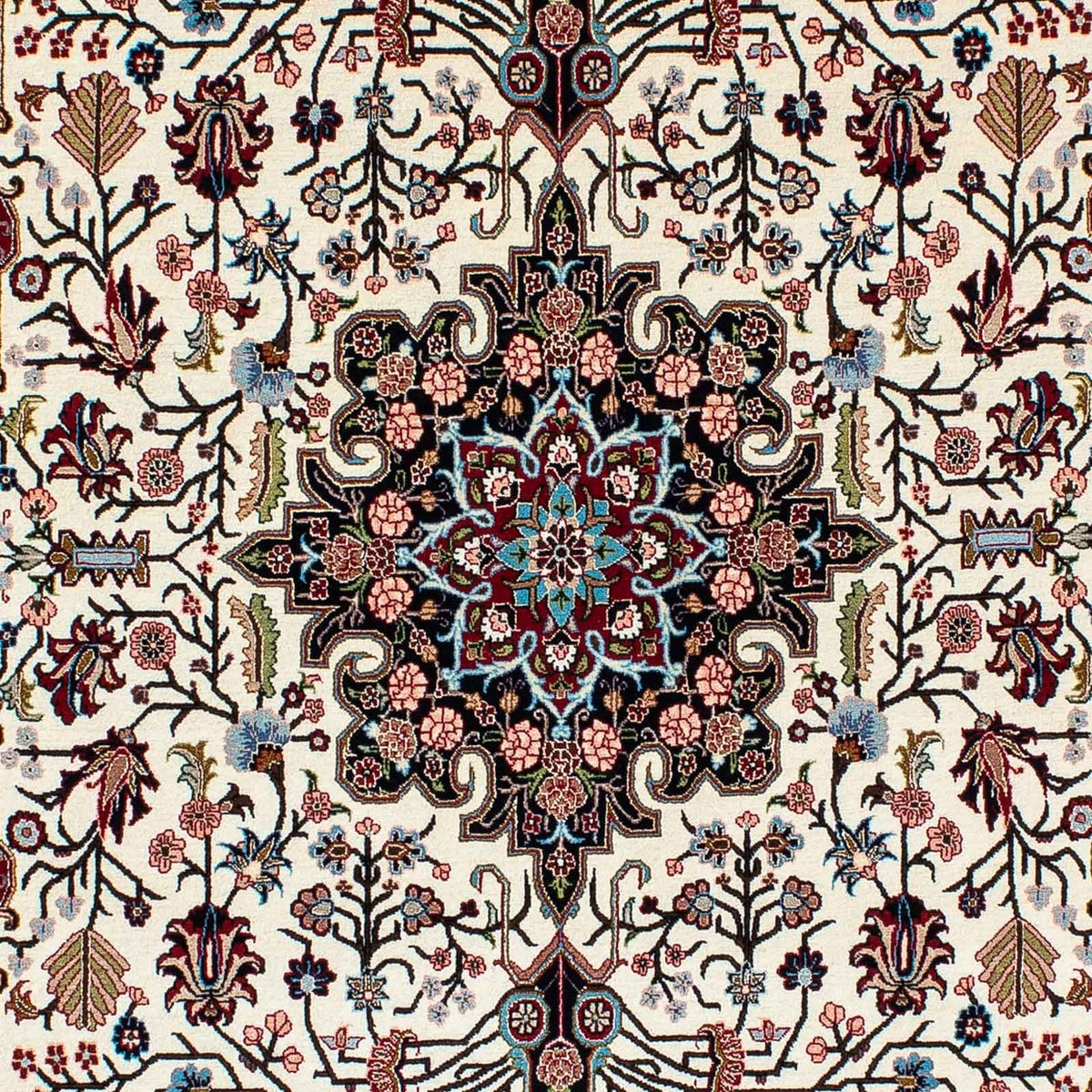 Persisk tæppe - Ghom - 210 x 139 cm - beige