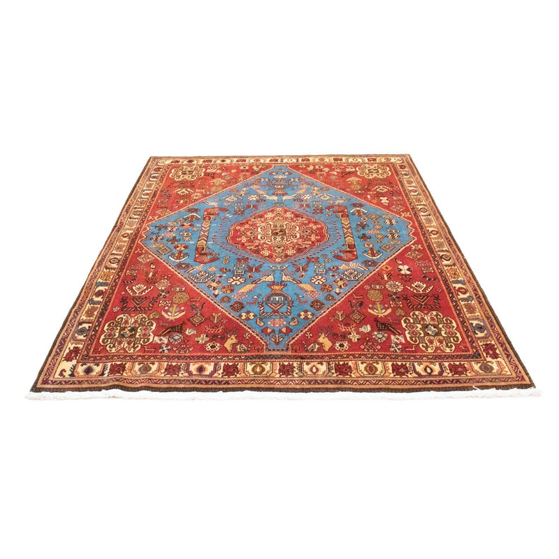Persisk tæppe - Nomadisk - 203 x 158 cm - lyseblå
