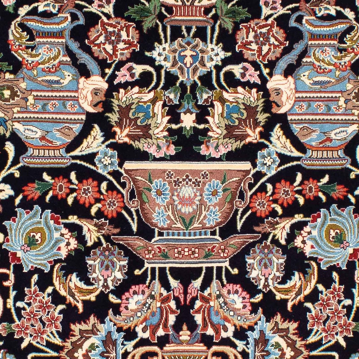 Persisk tæppe - Classic - 228 x 142 cm - mørkeblå