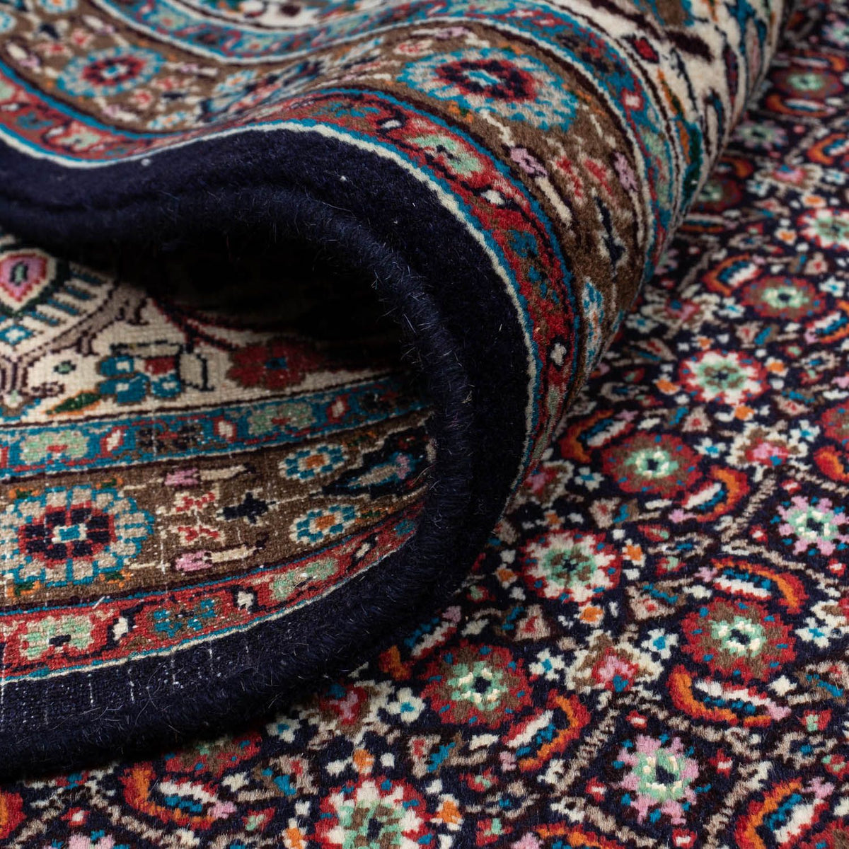 Persisk tæppe - Classic - 345 x 247 cm - mørkeblå