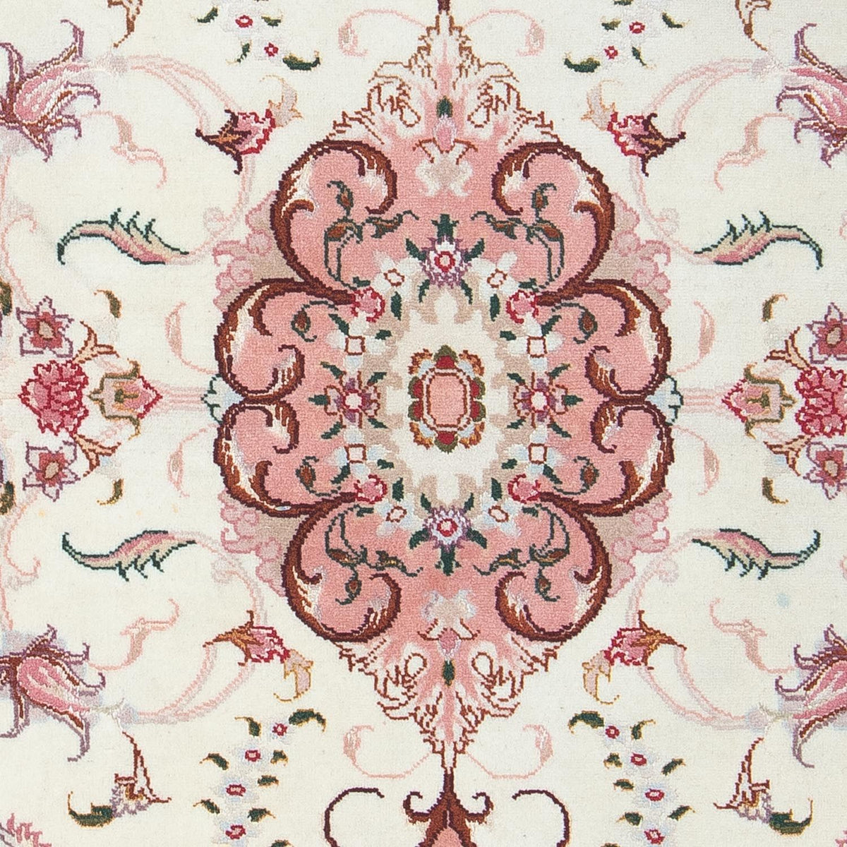 Persisk tæppe - Tabriz - Royal - 90 x 60 cm - beige