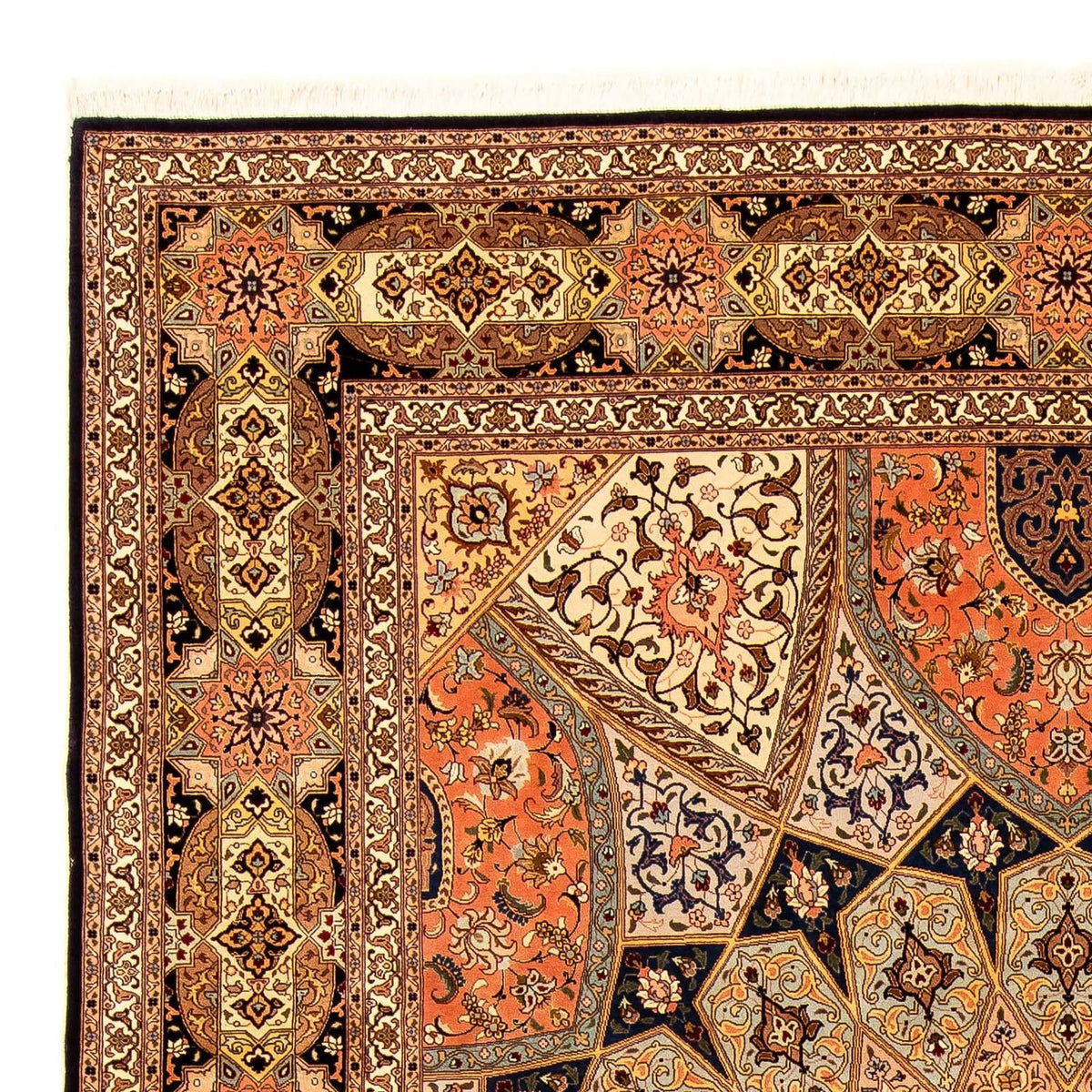 Persisk tæppe - Tabriz - Royal - 363 x 254 cm - flerfarvet