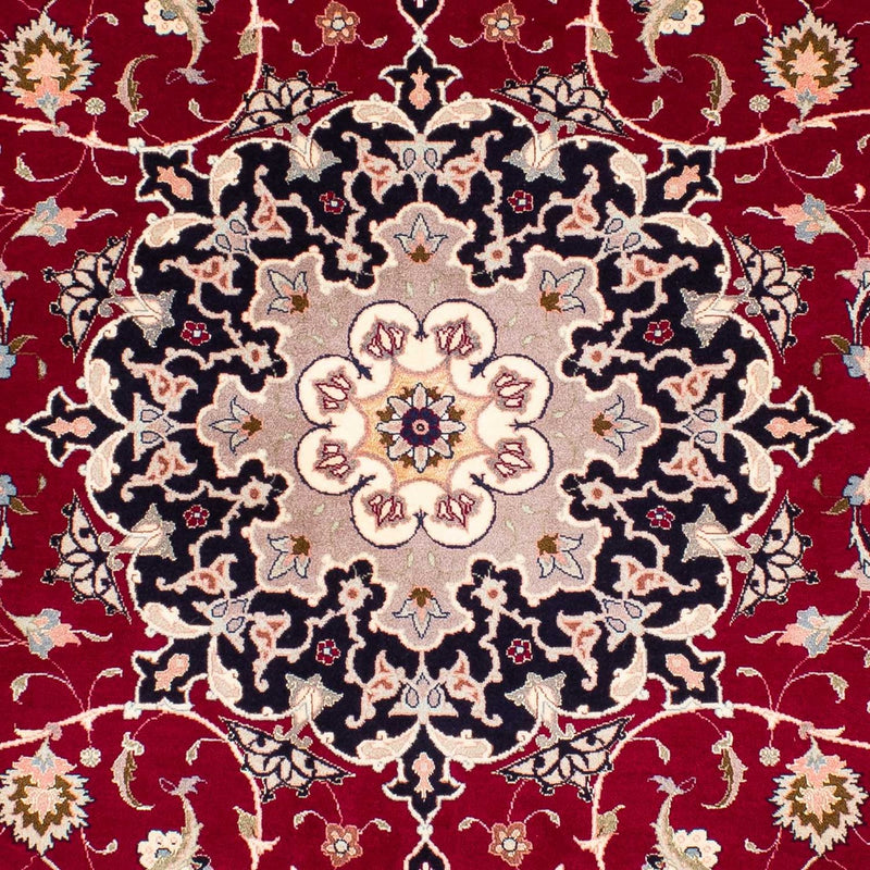 Persisk tæppe - Tabriz - Royal - 240 x 172 cm - mørkerød