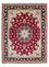 Persisk tæppe - Tabriz - Royal - 236 x 178 cm - mørkerød