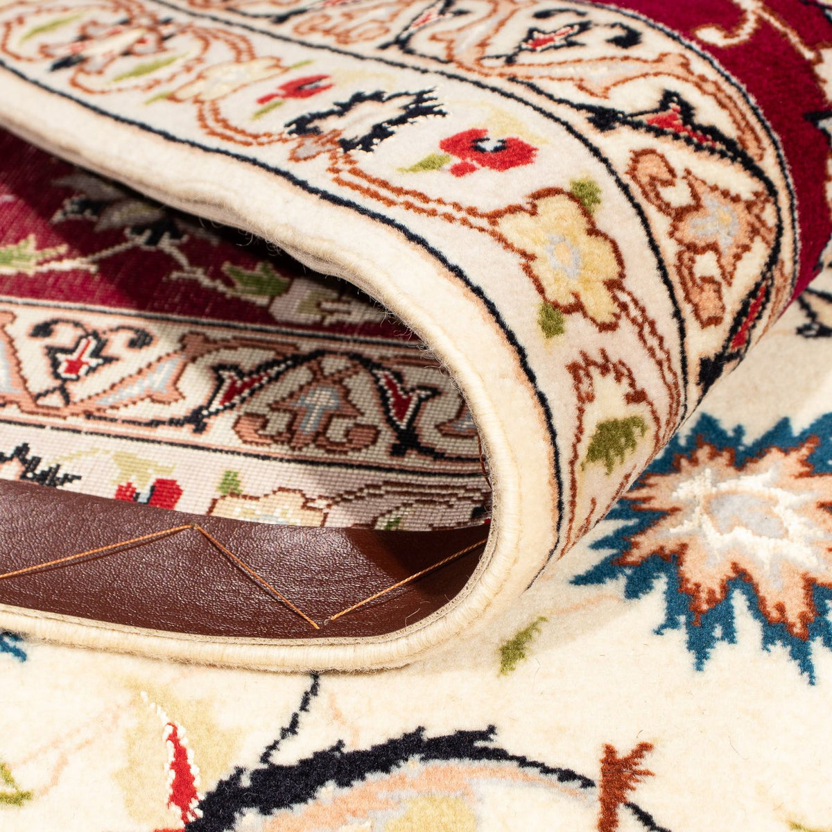 Persisk tæppe - Tabriz - Royal firkantet - 258 x 252 cm - beige