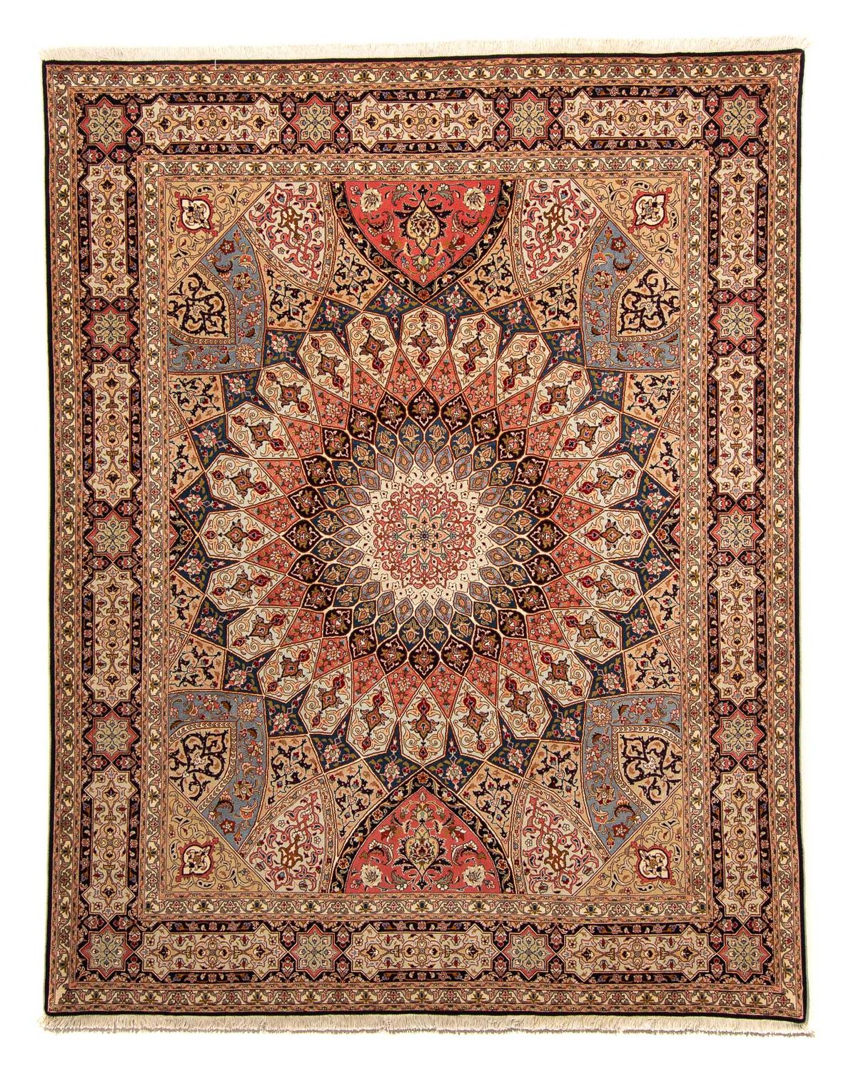 Persisk tæppe - Tabriz - Royal - 258 x 205 cm - lys brun