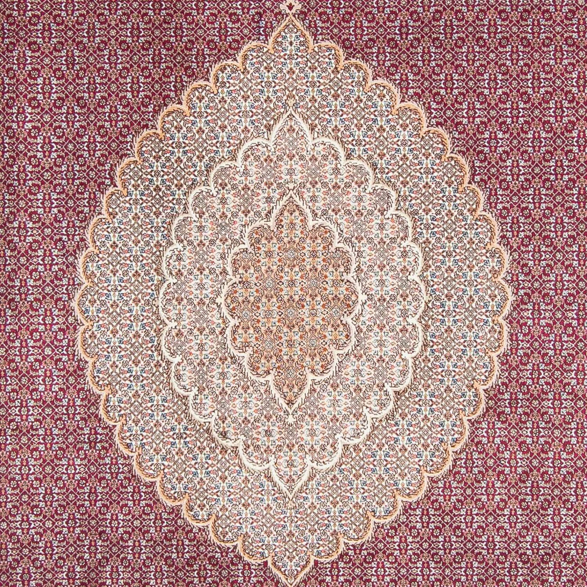 Persisk tæppe - Tabriz - 298 x 198 cm - rød