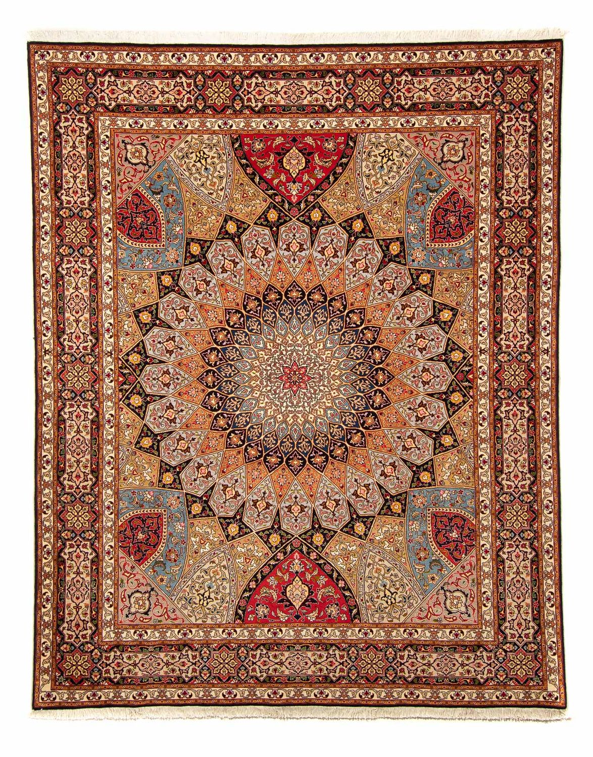 Persisk tæppe - Tabriz - Royal - 257 x 201 cm - flerfarvet