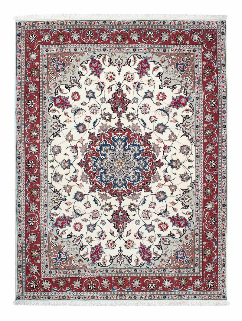 Persisk tæppe - Tabriz - Royal - 201 x 152 cm - beige
