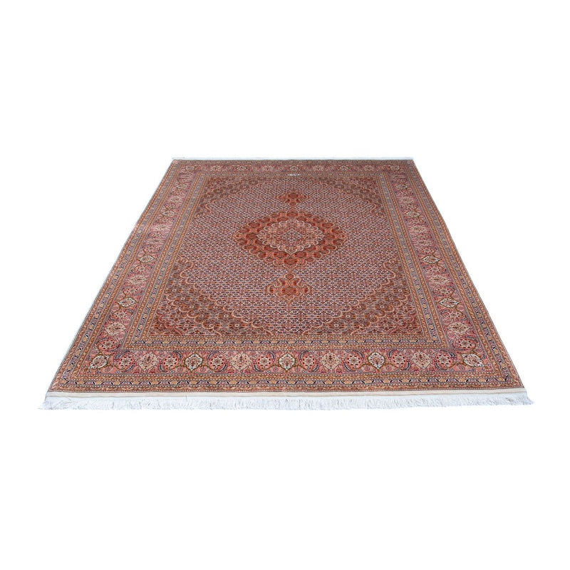 Persisk tæppe - Tabriz - 202 x 150 cm - lysrød