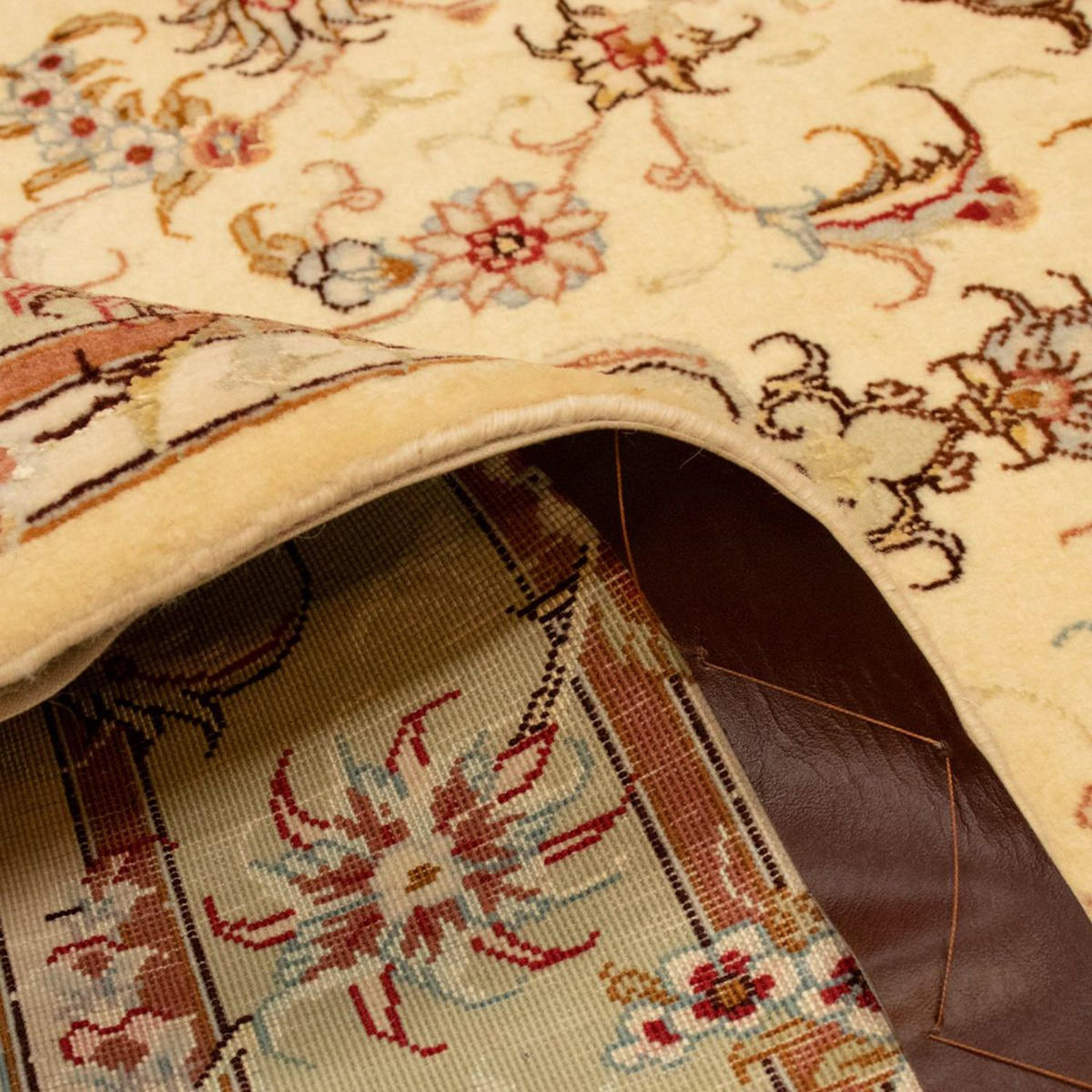 Persisk tæppe - Tabriz - Royal - 147 x 104 cm - beige