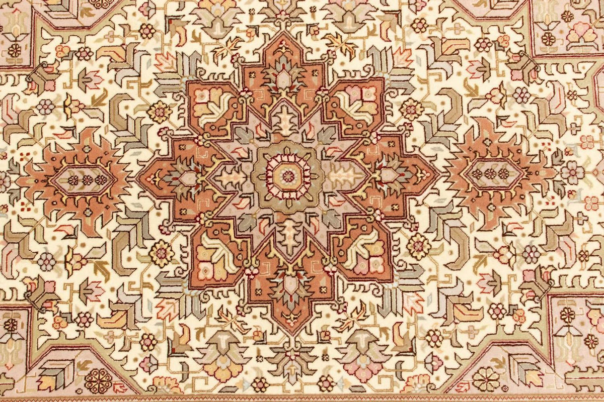 Persisk tæppe - Tabriz - Royal - 156 x 102 cm - beige