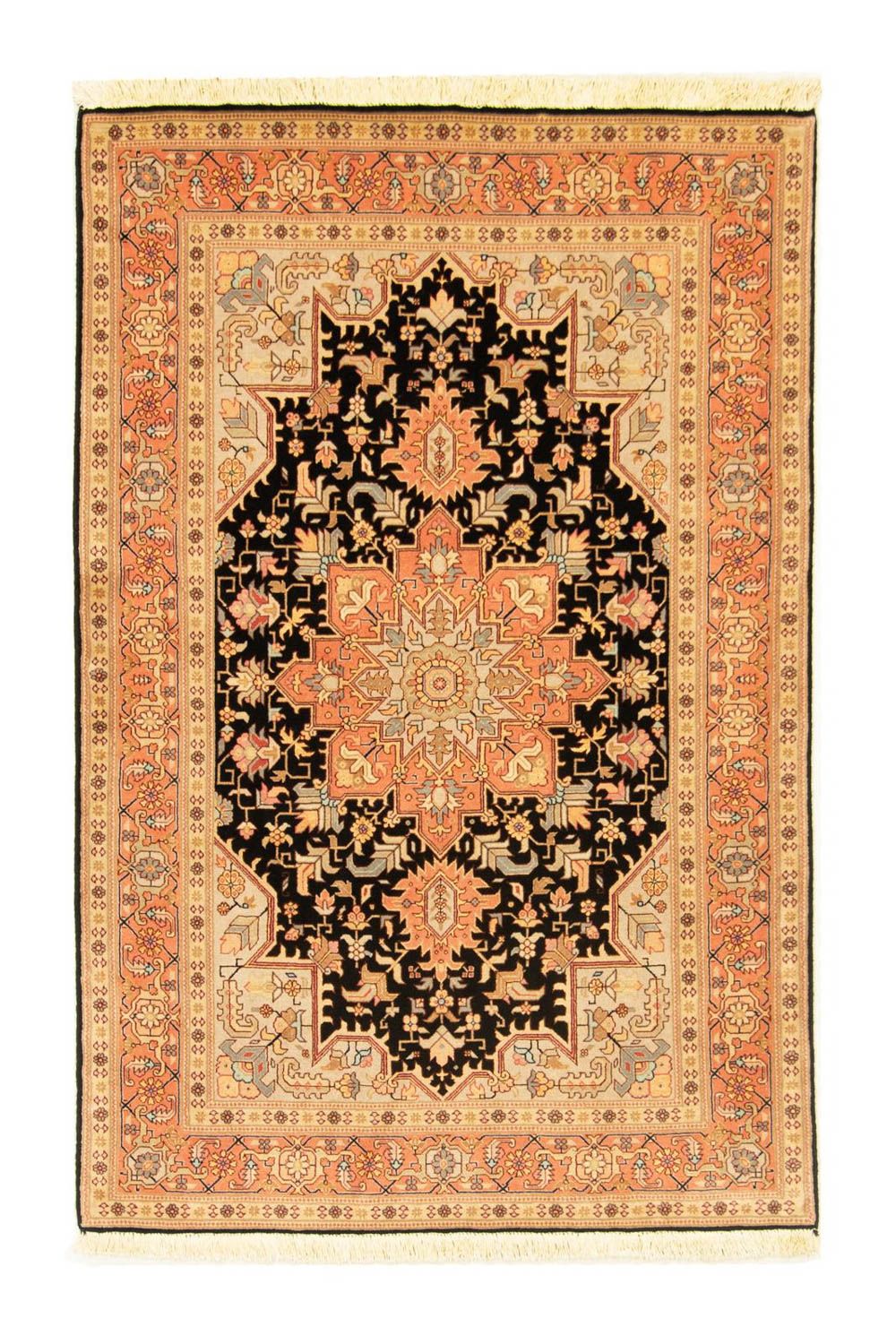 Persisk tæppe - Tabriz - Royal - 153 x 100 cm - mørkeblå