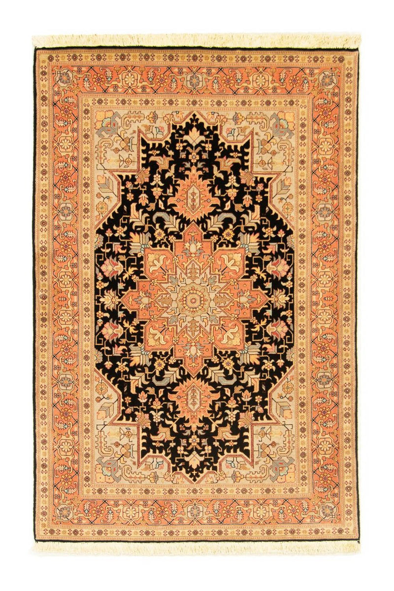Persisk tæppe - Tabriz - Royal - 153 x 100 cm - mørkeblå