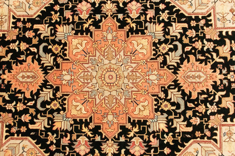 Persisk tæppe - Tabriz - Royal - 153 x 100 cm - mørkeblå