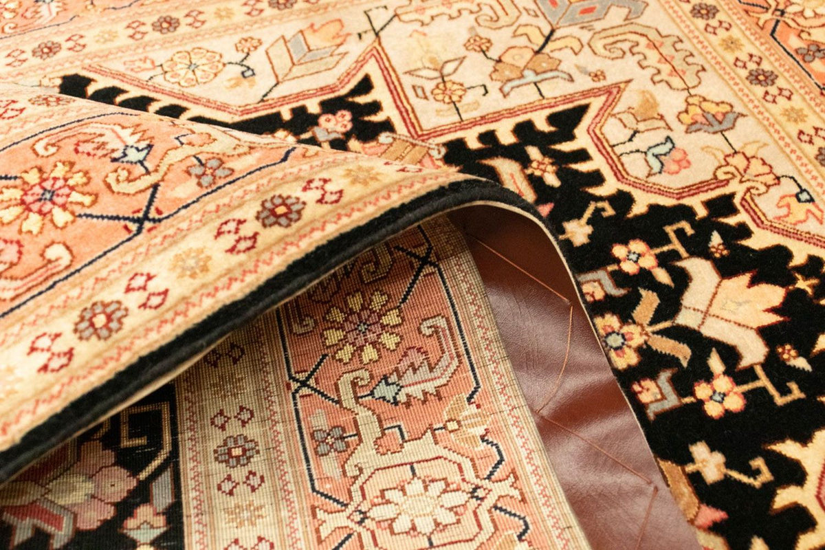 Persisk tæppe - Tabriz - Royal - 153 x 100 cm - mørkeblå