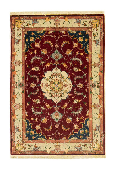 Tabriz - 50 Raj Tæppe 100x149cm - Persisk tæppe