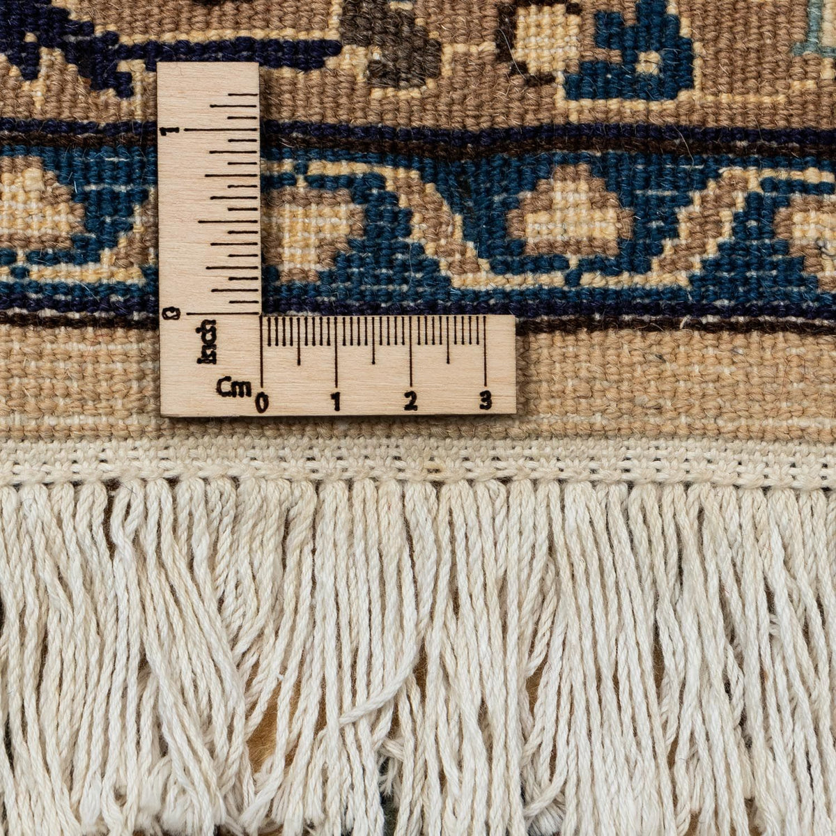 Persisk tæppe - Nain - Royal - 350 x 246 cm - mørk beige