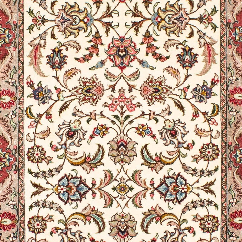 Løber Persisk tæppe - Tabriz - Royal - 298 x 72 cm - beige