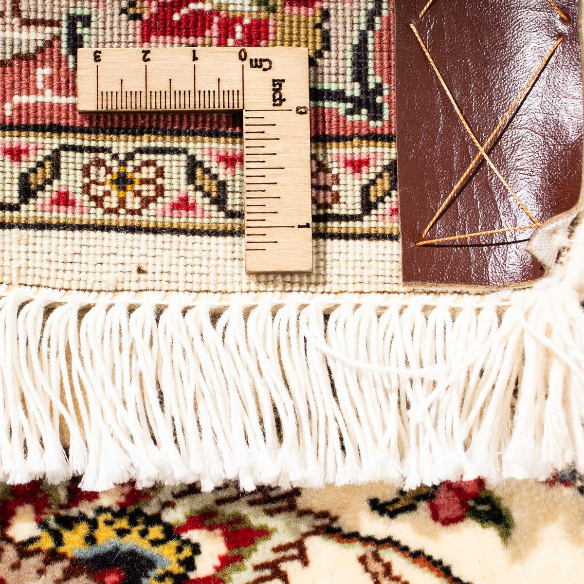 Løber Persisk tæppe - Tabriz - Royal - 298 x 72 cm - beige