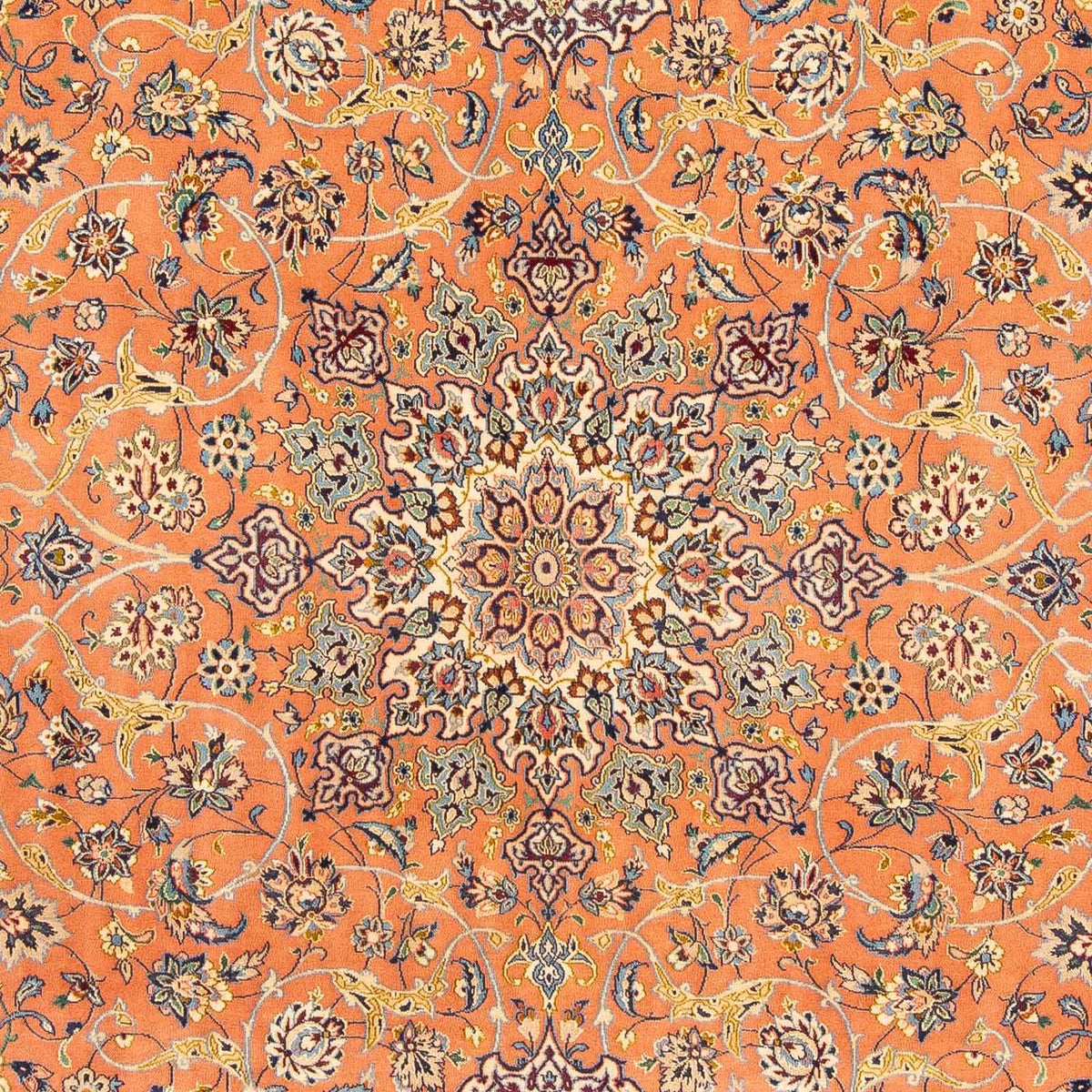 Persisk tæppe - Isfahan - Premium - 302 x 202 cm - brun