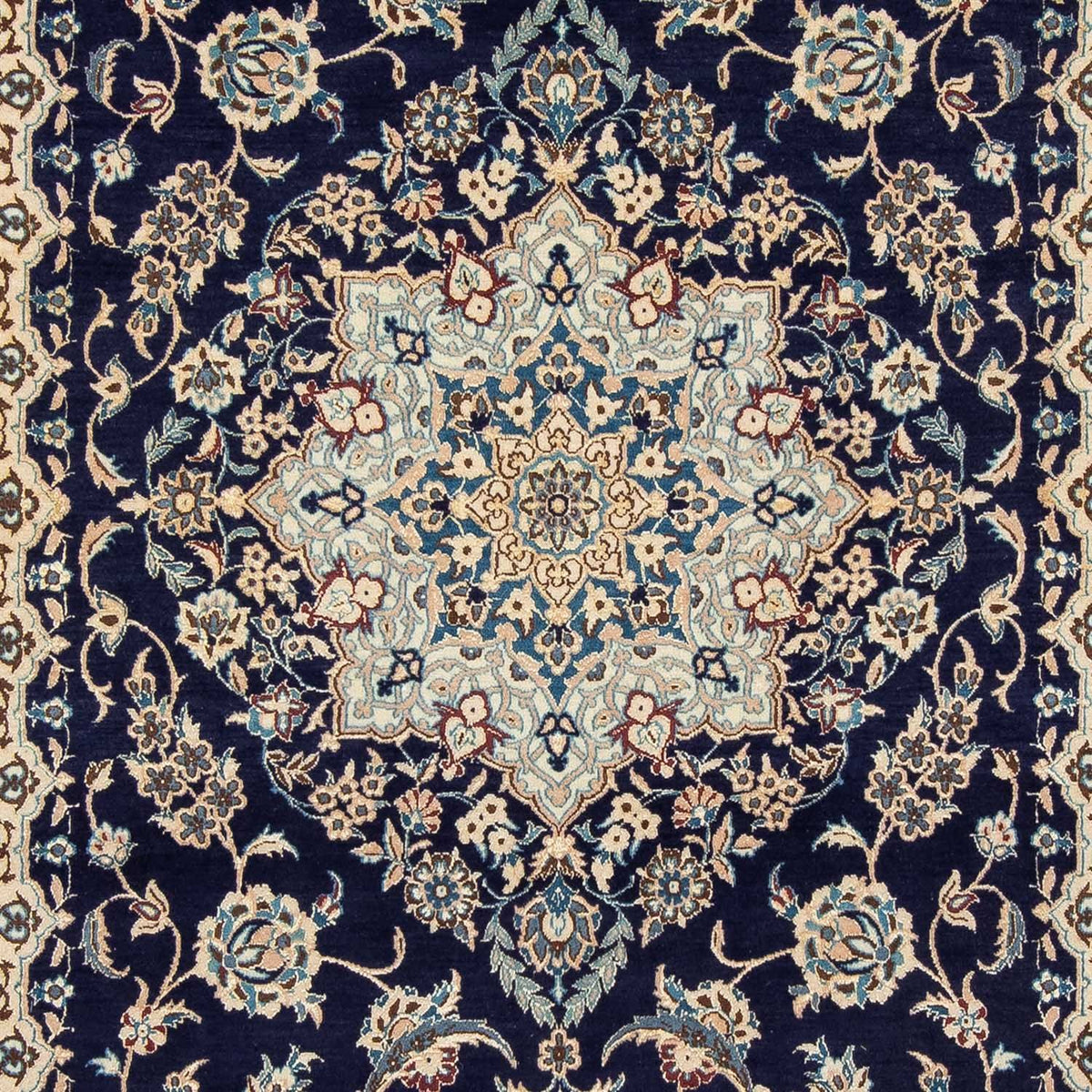 Persisk tæppe - Nain - Royal - 308 x 197 cm - mørkeblå