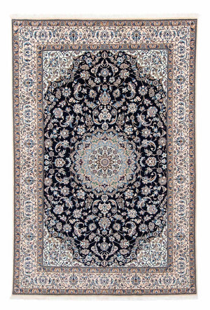 Persisk tæppe - Nain - Royal - 300 x 199 cm - sort
