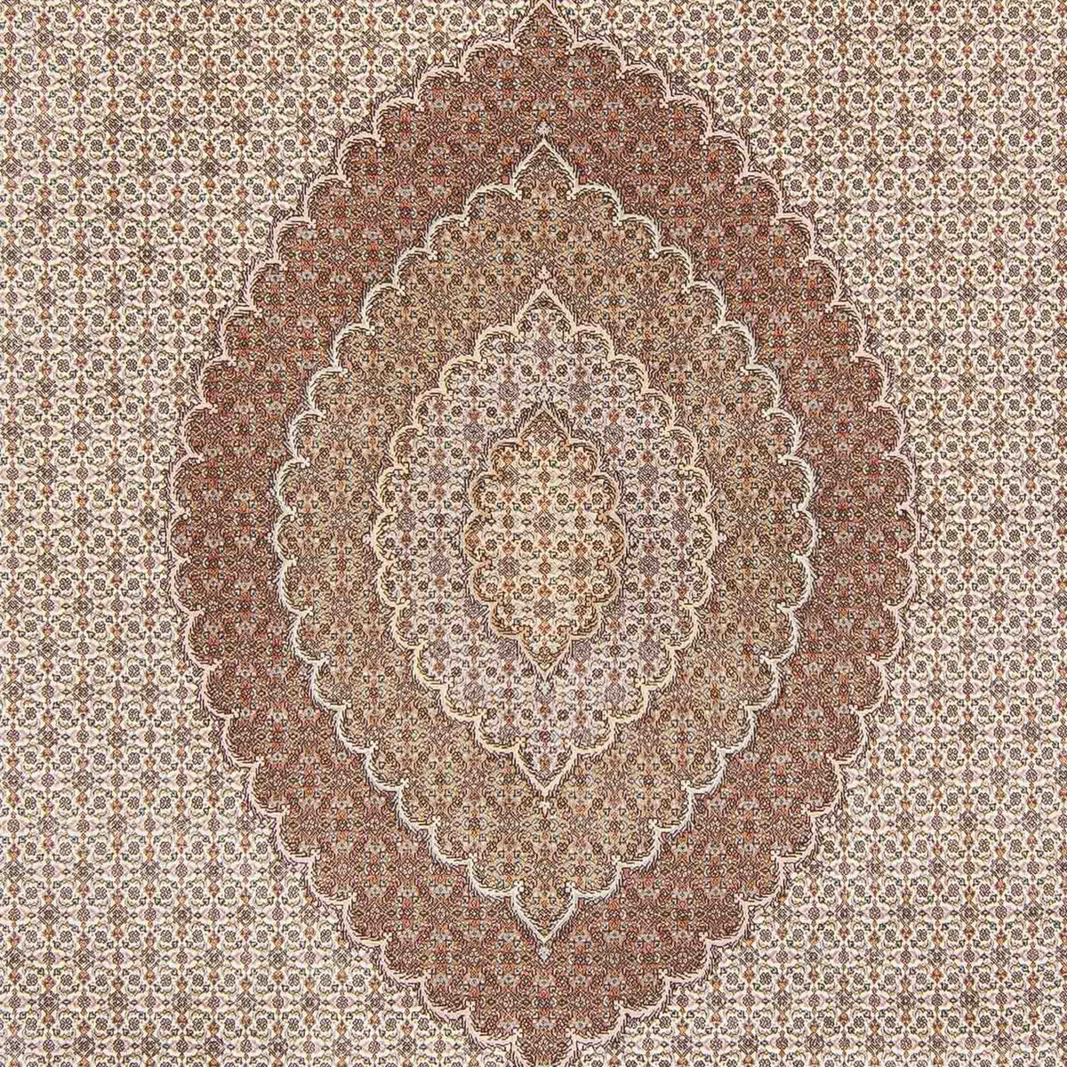 Persisk tæppe - Tabriz - 362 x 252 cm - lys brun