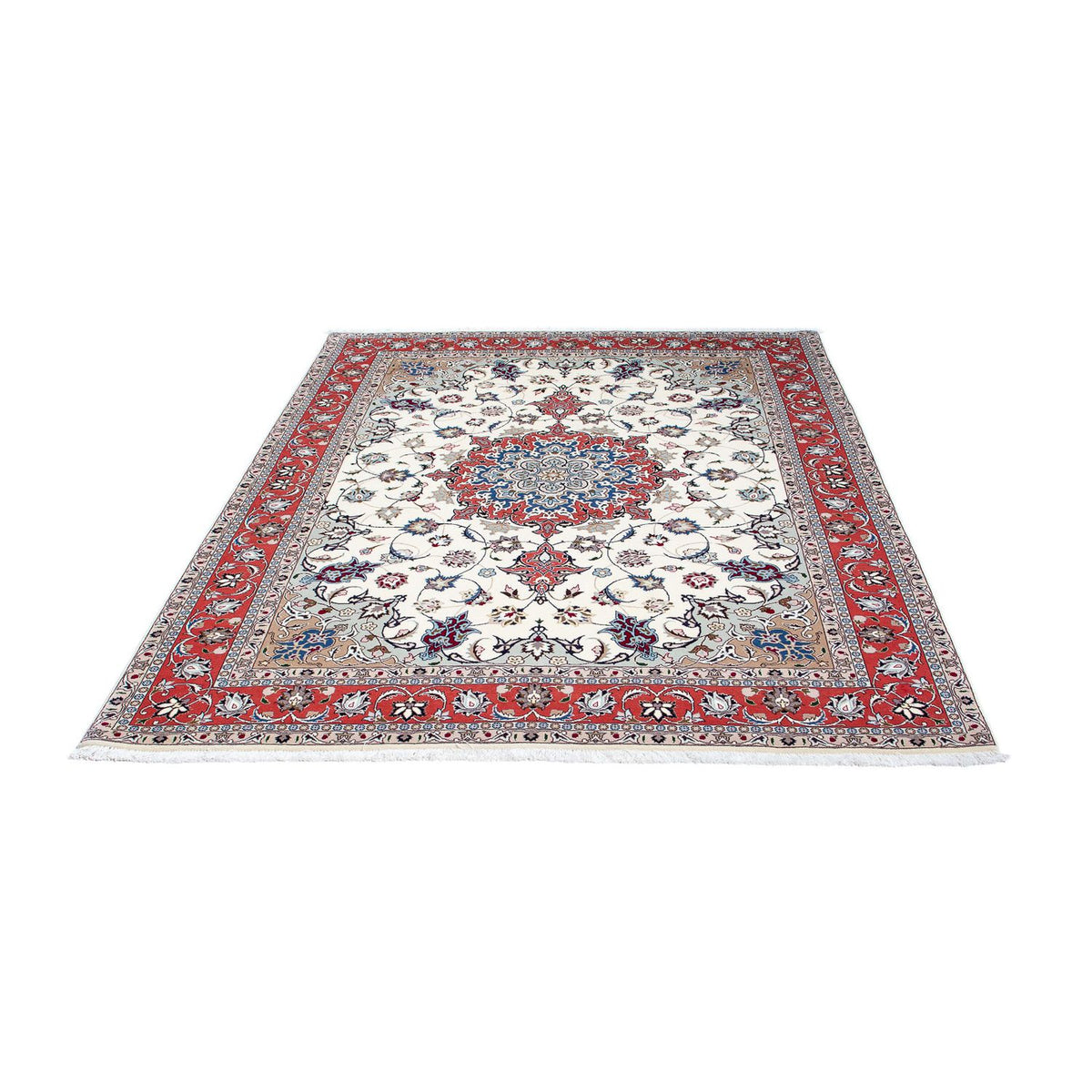 Persisk tæppe - Tabriz - Royal - 198 x 151 cm - beige