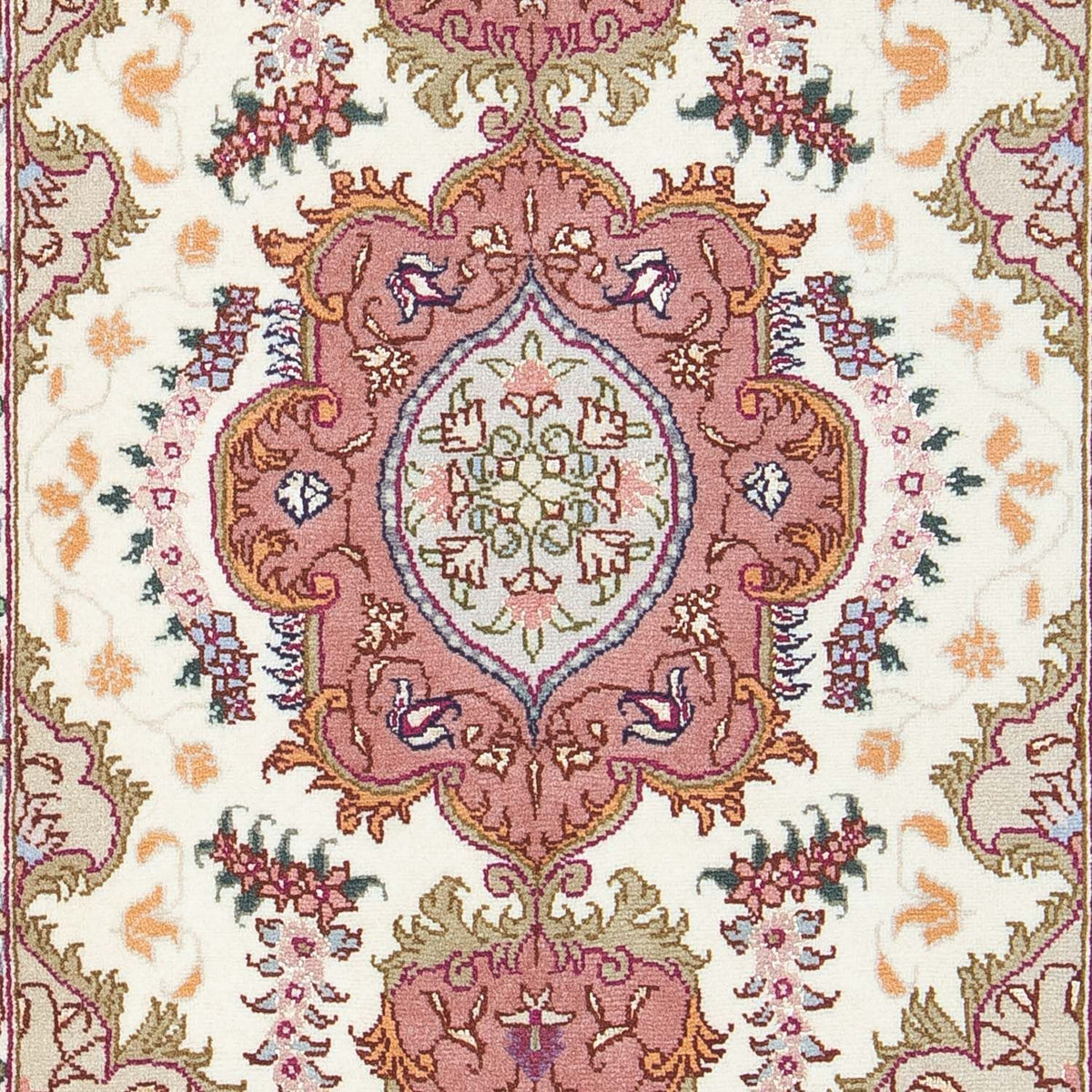 Persisk tæppe - Tabriz - Royal - 88 x 60 cm - beige
