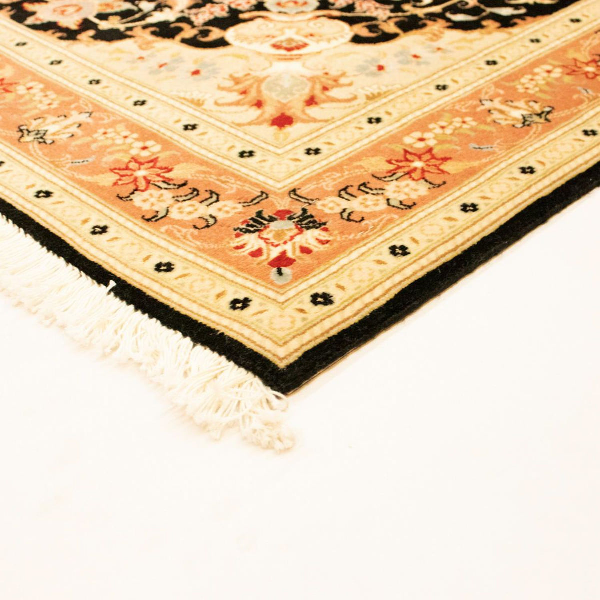 Persisk tæppe - Tabriz - Royal - 150 x 101 cm - sort