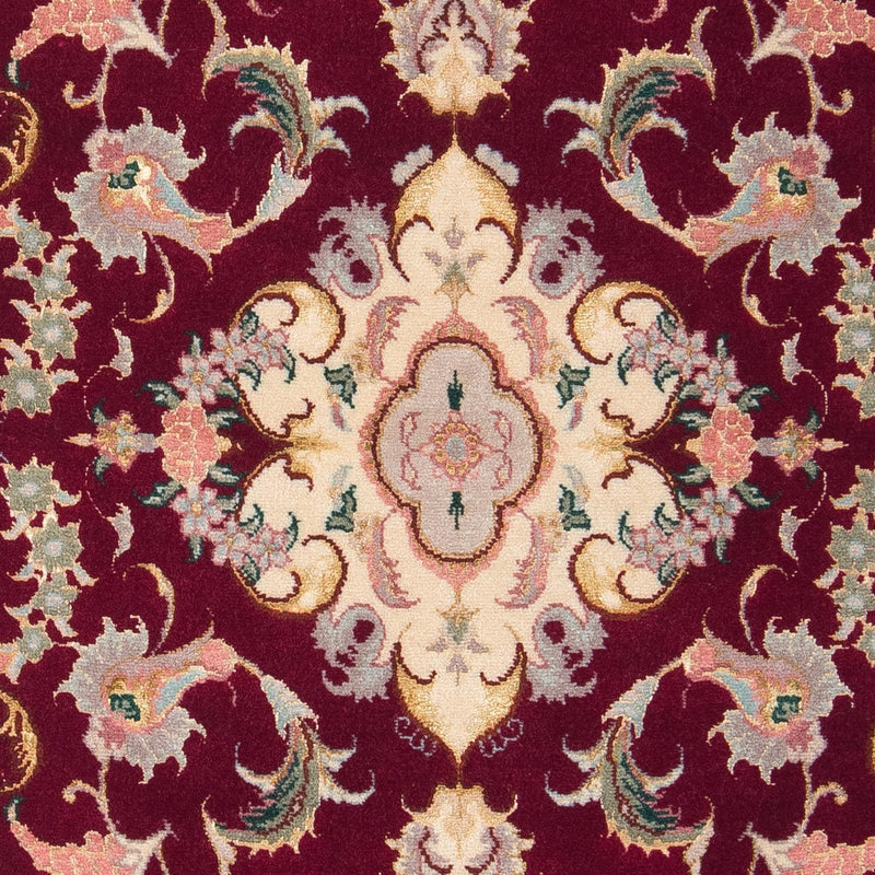 Persisk tæppe - Tabriz - Royal - 96 x 58 cm - mørkerød