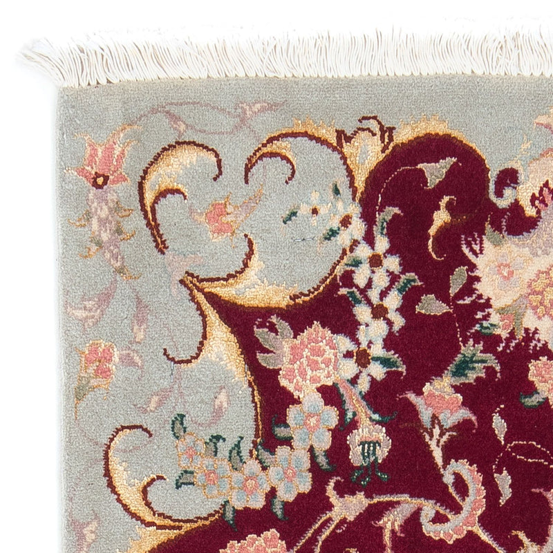 Persisk tæppe - Tabriz - Royal - 96 x 58 cm - mørkerød