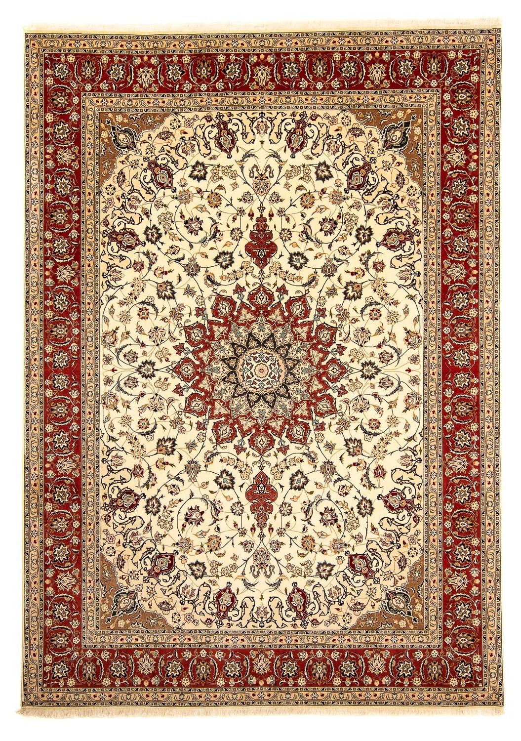 Persisk tæppe - Tabriz - Royal - 340 x 255 cm - beige