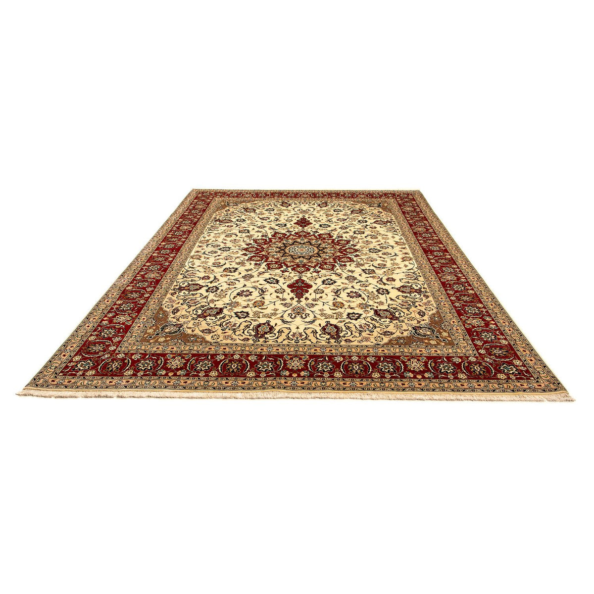 Persisk tæppe - Tabriz - Royal - 340 x 255 cm - beige