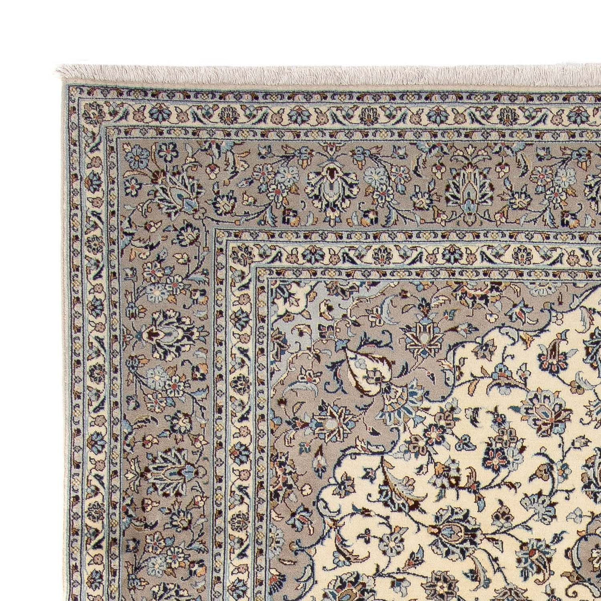 Persisk tæppe - Keshan - 352 x 248 cm - beige