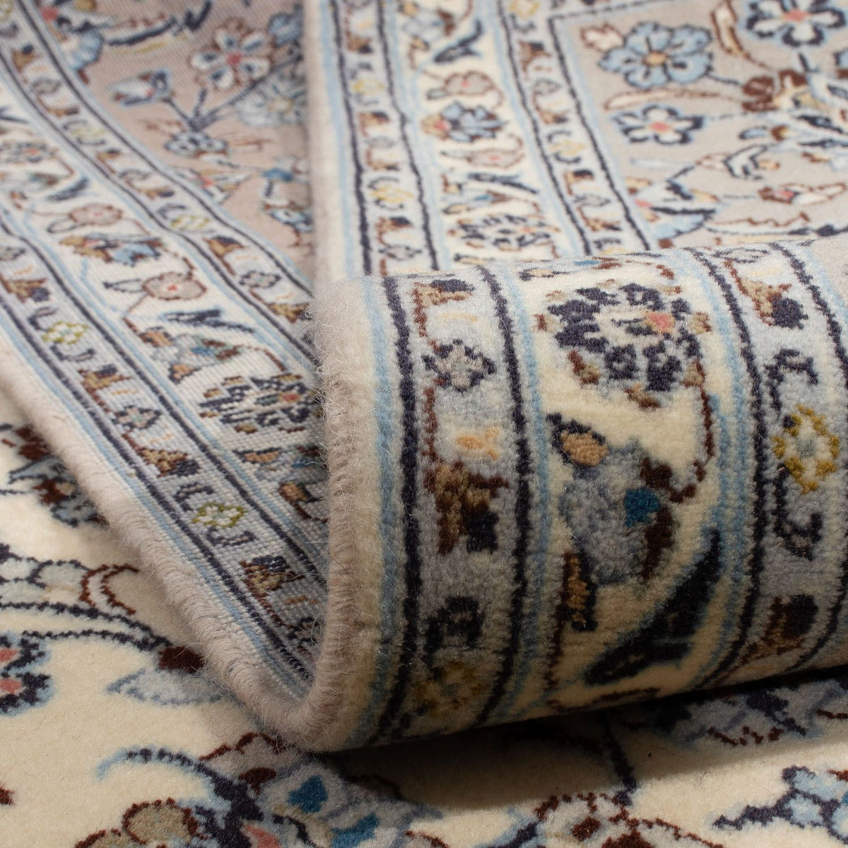 Persisk tæppe - Keshan - 352 x 248 cm - beige