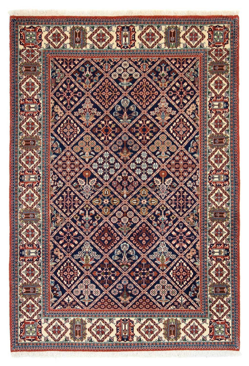 Persisk tæppe - Nomadisk - 200 x 132 cm - mørkeblå