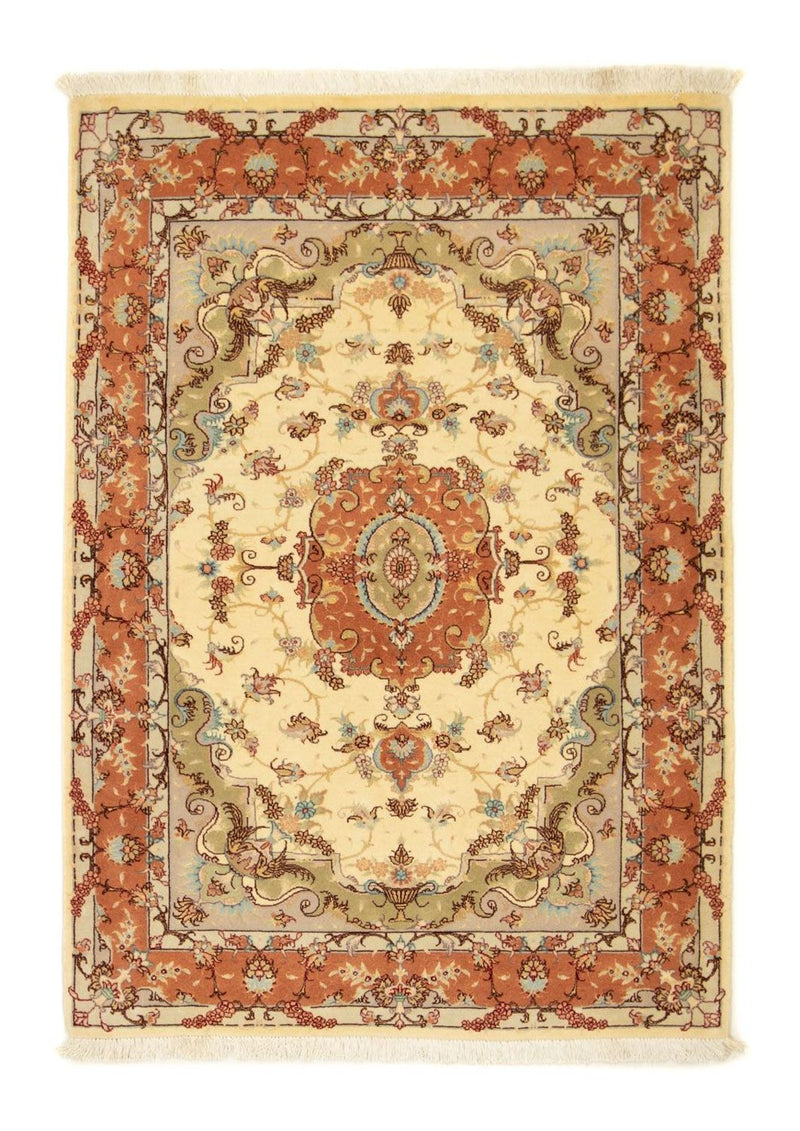 Persisk tæppe - Tabriz - Royal - 143 x 102 cm - beige