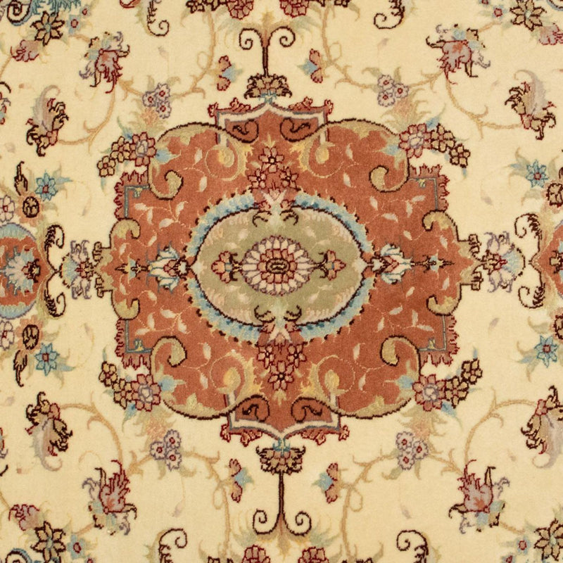 Persisk tæppe - Tabriz - Royal - 143 x 102 cm - beige