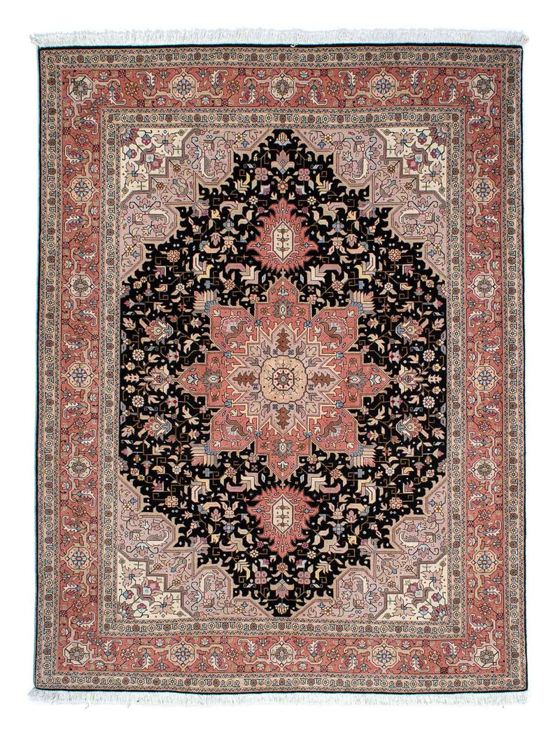 Persisk tæppe - Tabriz - Royal - 196 x 152 cm - mørkeblå