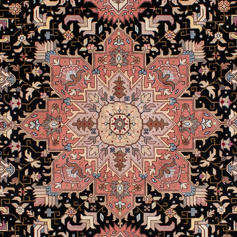 Persisk tæppe - Tabriz - Royal - 196 x 152 cm - mørkeblå
